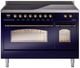 Ilve® Nostalgie II Series 48" Blue Pro Style Induction Range-0