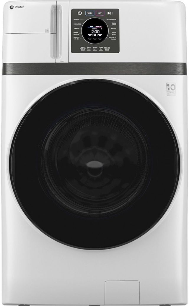 GE Profile™ 5.3 Cu. Ft. White Ventless Washer Dryer Combo with Heat Pump Tehnology-0
