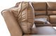 Signature Design by Ashley® Silverbrooke 6-Piece Caramel Power Reclining Curved Sectional with Storage Console-2