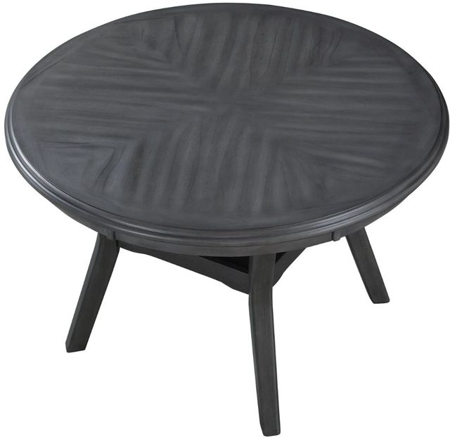 New Classic® Home Furnishings Gia 5-Piece Gray Round Dining Table Set-3
