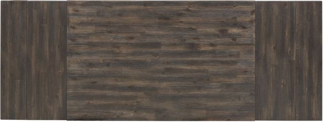Liberty Furniture Double Bridge 7-Piece Dark Chestnut/Gray Trestle Dining Set-4