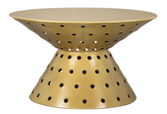 Zuo® Modern Electron Gold Coffee Table-1