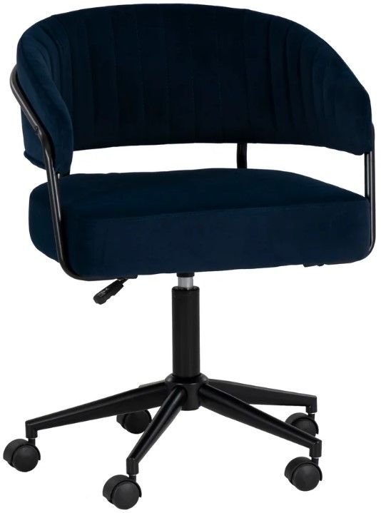 Linon Portland Navy Office Chair-0