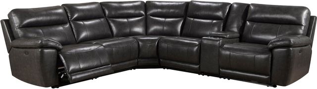 Leather Italia™ Shae Martin Grey Console-0