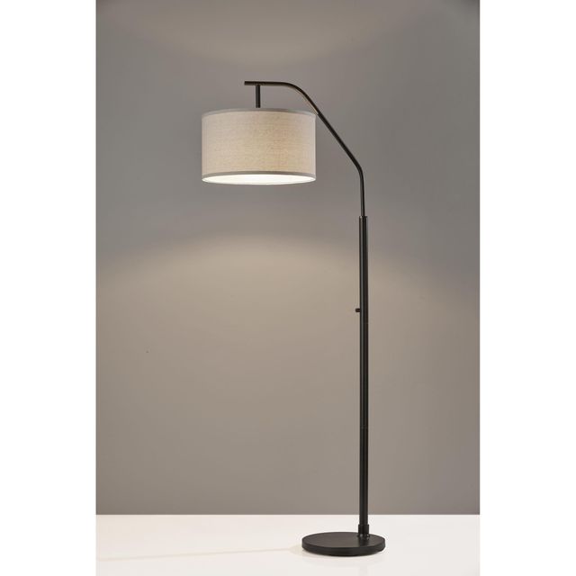 Adesso® Max Black Floor Lamp-2