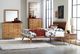 Whittier Wood® Furniture Addison Duet Queen Platform Bed with Adjustable Headboard -1