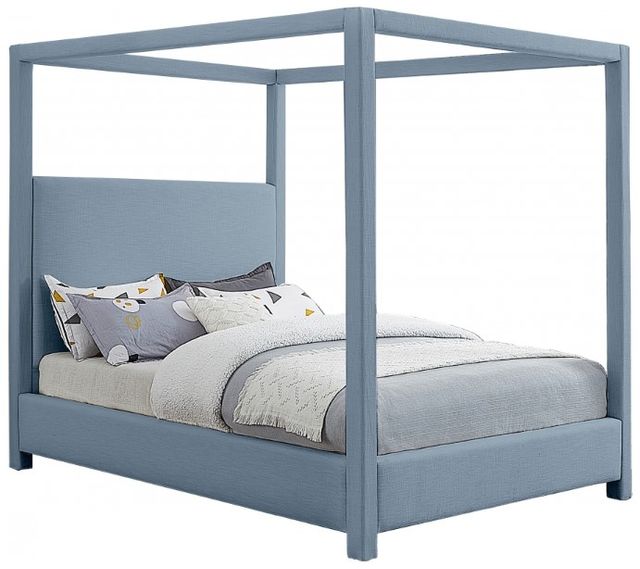 Meridian Furniture Emerson Light Blue King Bed-0