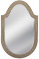 Bassett Mirror Shiielded Antique Silver Leaf Wall Mirror-0
