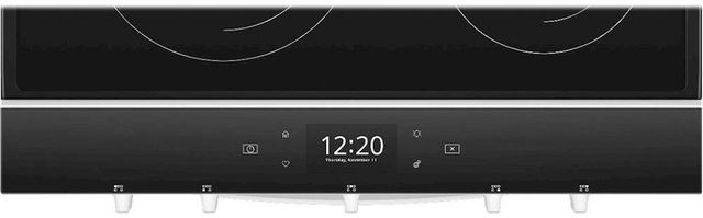 Whirlpool® 30" White Smart Slide-In Electric Range-1