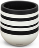 Le Present Stripe White and Black 12" Planter-0