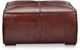 Moe's Home Collection Stamford Dark Brown Leather Coffee Table-1