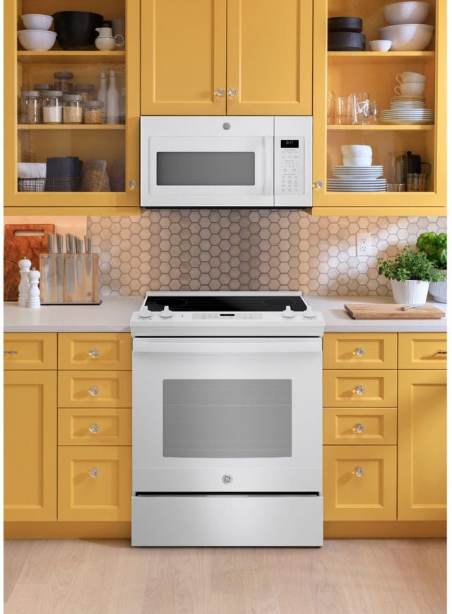 GE® Series 1.7 Cu. Ft. White Over The Range Sensor Microwave-7