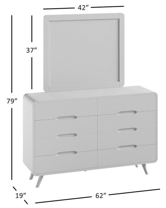 Jofran Inc. Marlowe Black Dresser-2