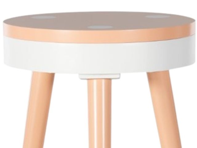 Powell® Parfait Orange Youth Side Table-1