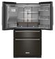 KitchenAid® 36 in. 26.2 Cu. Ft. Black Stainless Steel French Door Refrigerator-1