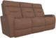 La-Z-Boy® Baron Mocha Leather Power Wall Reclining Sofa with Headrest-0