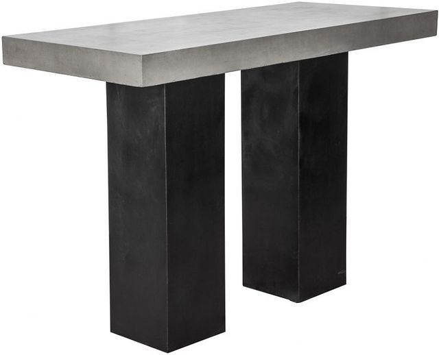 Moe's Home Collection Lithic Dark Grey Concrete Outdoor Bar Table-0