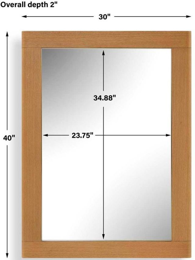 Uttermost® Bishop Gunstock Oak Mirror-3