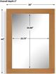 Uttermost® Bishop Gunstock Oak Mirror-3