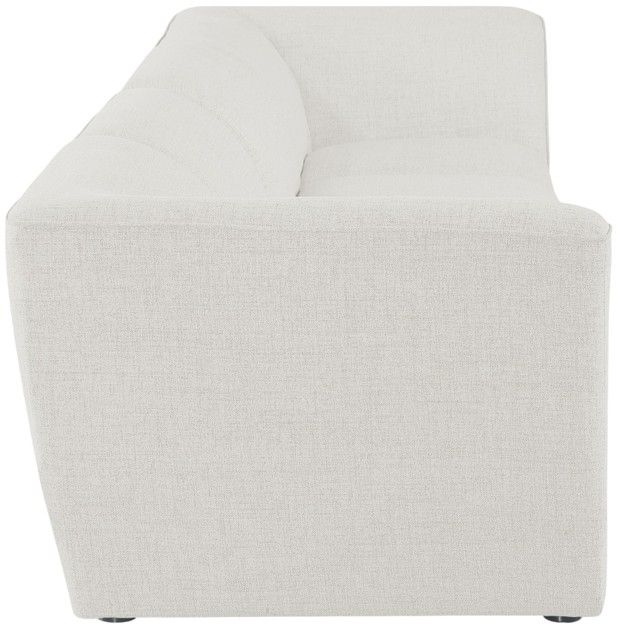 Meridian Furniture Miramar 4-Piece Cream 142" Upholstered Modular Sofa-3