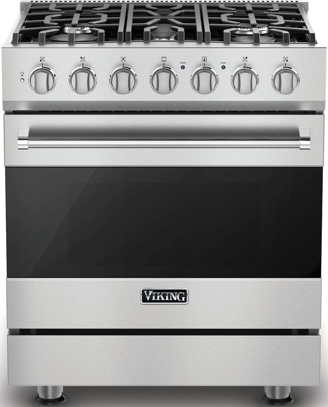 Viking® 4 Piece Stainless Steel Gas Kitchen Package-3