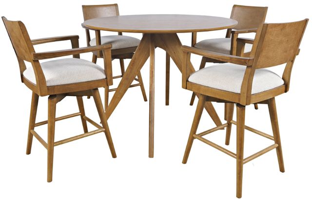 Jofran Inc. Axis 5-Piece Sable Counter Table Set-0
