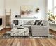 Furniture of America® Walton 2-Piece Gray L-Shape Sectional -1