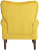 Mazin Furniture Kyrie Yellow Upholstered Accent Chair-3