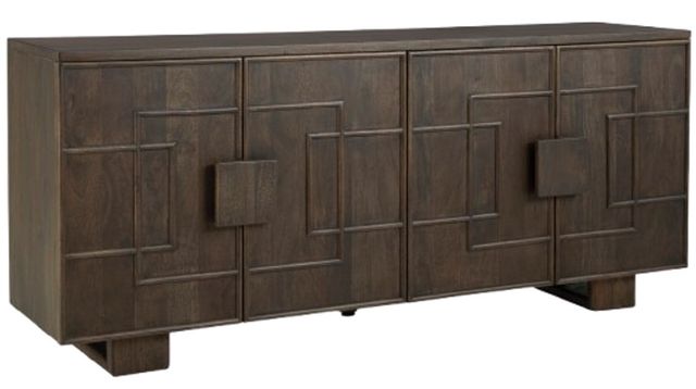 Signature Design by Ashley® Cato Dark Brown Accent Cabinet-0
