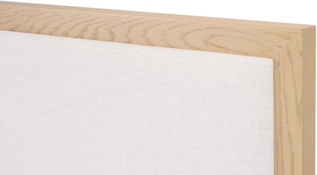 Bassett® Furniture Willow Natural Sand King Upholstered Panel Bed-4