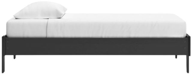 Signature Design by Ashley® Socalle Matte Black Youth Twin Platform Bed-3