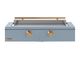 Caliber™ Rockwell Social 48" Bluestone Built-In Natural Gas Outdoor Griddle with Gold Hardware-0