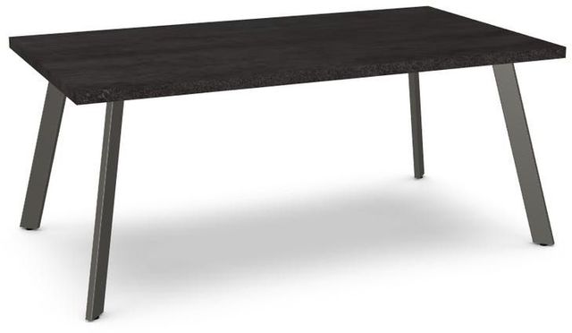 Amisco Customizable Lidya Rectangular Table with 72" Thermo Fused Laminate Top -0