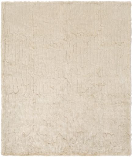 Surya Giselle Ivory 50"x60" Throw Blanket-1