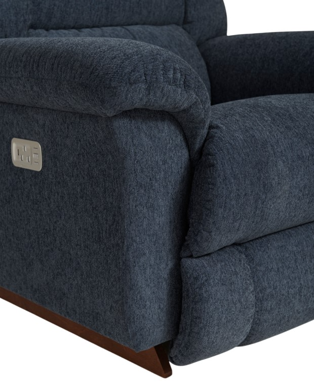 La-Z-Boy® Randell Navy Power Rocking Recliner with Headrest