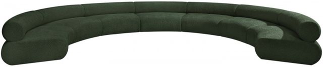 Meridian Furniture Bale 7-Piece Green Modular Sectional-0