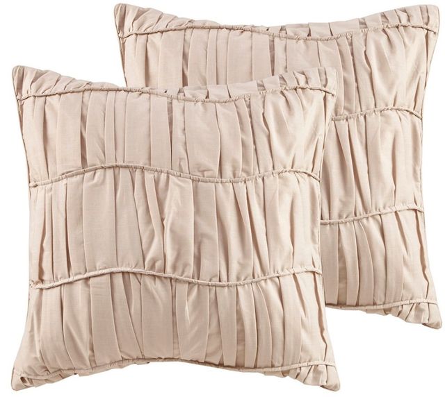 Olliix by Madison Park Camillia 8 Piece Navy King Cotton Comforter Set-2