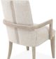 Michael Amini® Lotus Bay Sand Dining Arm Chair-4