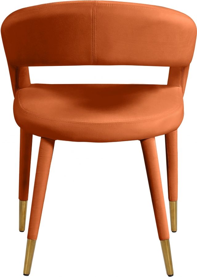 Meridian Furniture Destiny Cognac Dining Arm Chair-3