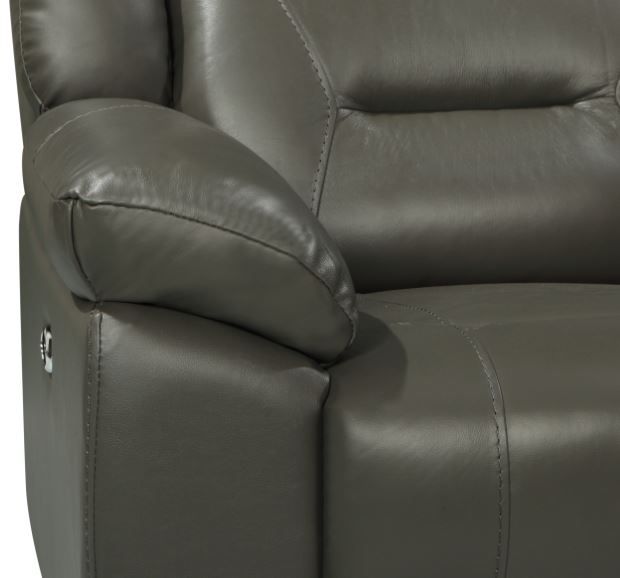 New Classic® Home Furnishings Sebastian Gray Rocker Recliner-2