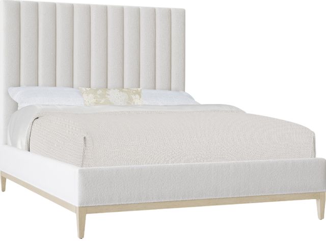 Hooker® Furniture Cascade Terrain/Wolf Pearl King Panel Bed-0