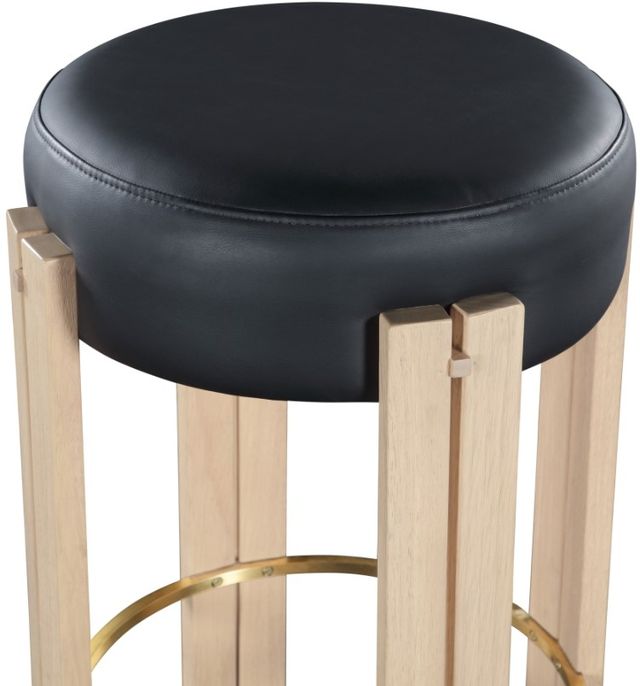 Meridian Furniture Harrison Black/Natural Counter Stool-3