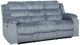 New Classic® Home Furnishings Willow Gray Manual Dual Reclining Sofa-0