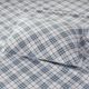 Olliix by True North by Sleep Philosophy Blue Plaid Full Cozy Flannel 100% Cotton Flannel Printed Sheet Set-2