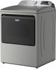 Maytag® 7.4 Cu. Ft. Classic Silver Smart Front Load Electric Dryer with Extra Power-4