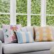 Laura Park Designs Lily Pond Apricot 22" x 22" Toss Pillow-1
