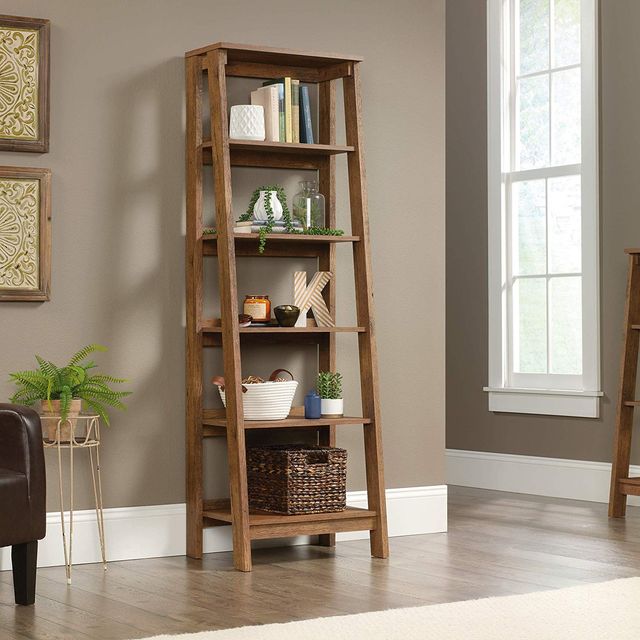 Sauder® Trestle® Vintage Oak® 5-Shelf Bookcase-1