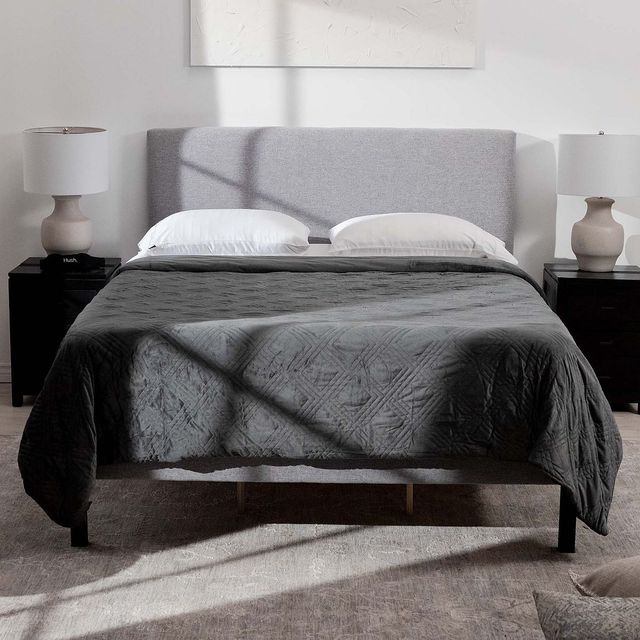 Hush Classic Grey Twin 20-Pound Weighted Blanket with Duvet Cover-1