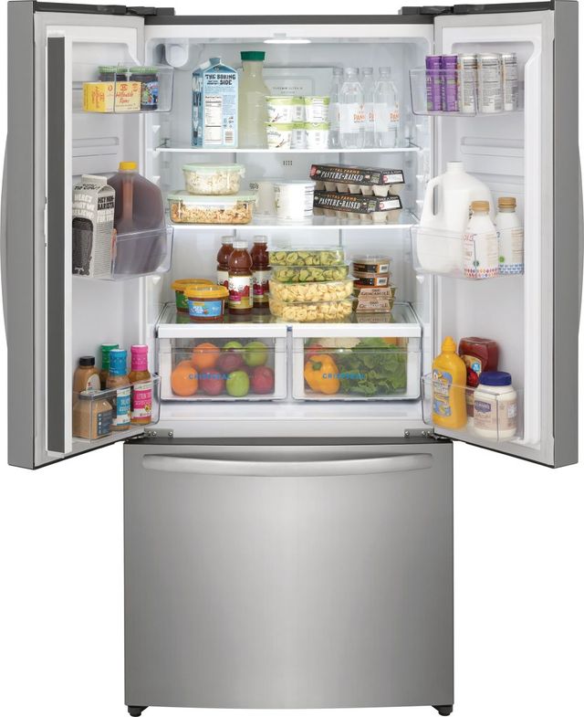 Frigidaire® 32 in. 17.6 Cu. Ft. Brushed Steel Counter-Depth French Door Refrigerator-2