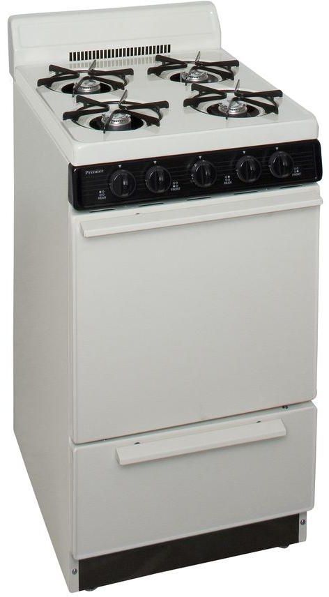 Premier 20" Biscuit Freestanding Gas Range-1